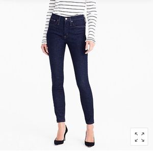 J Crew 9" high-rise toothpick jean